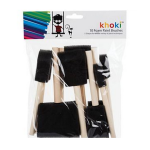 Sponge Foam Tip Brushes - 10 Piece